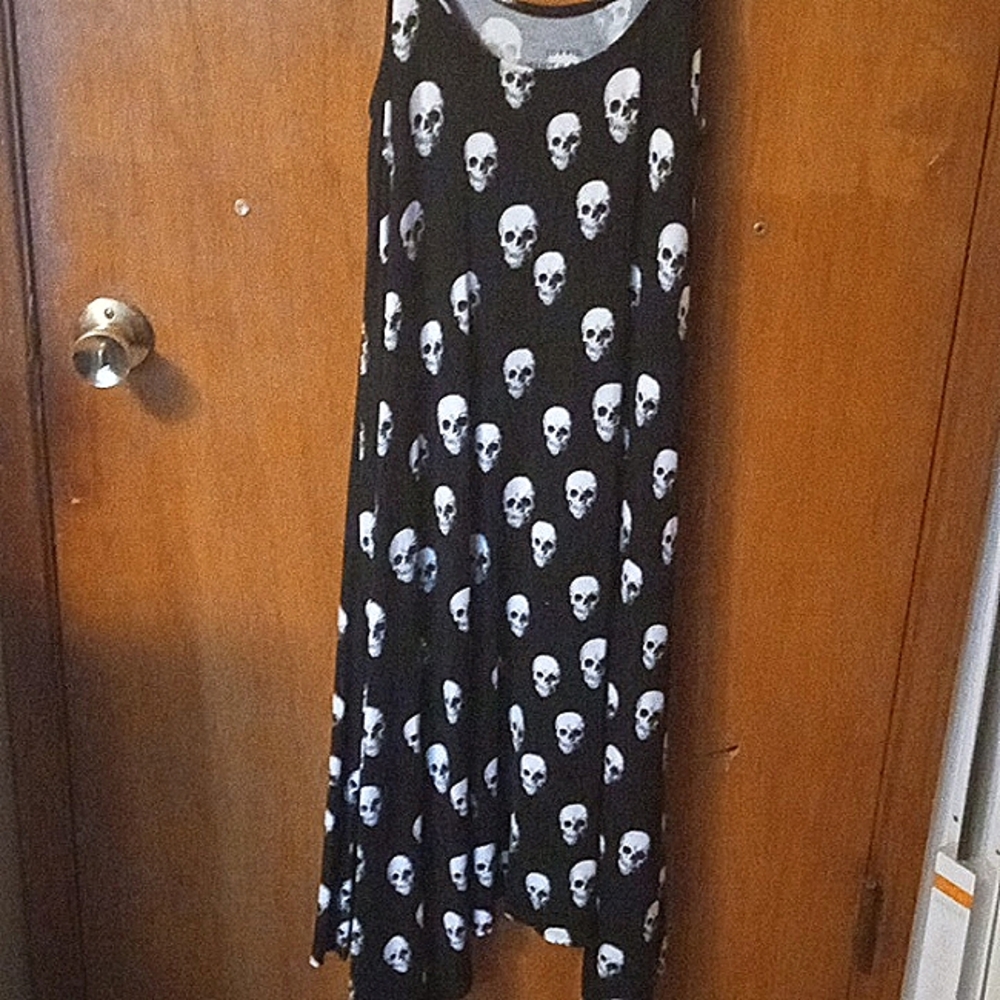 Skull mini dress
